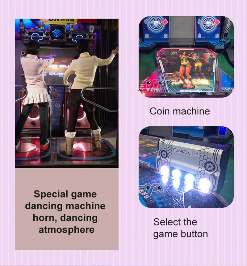 55" Dance Central 3 Coin Operated Games Dance Revolution Arcade Machine Dance Machines