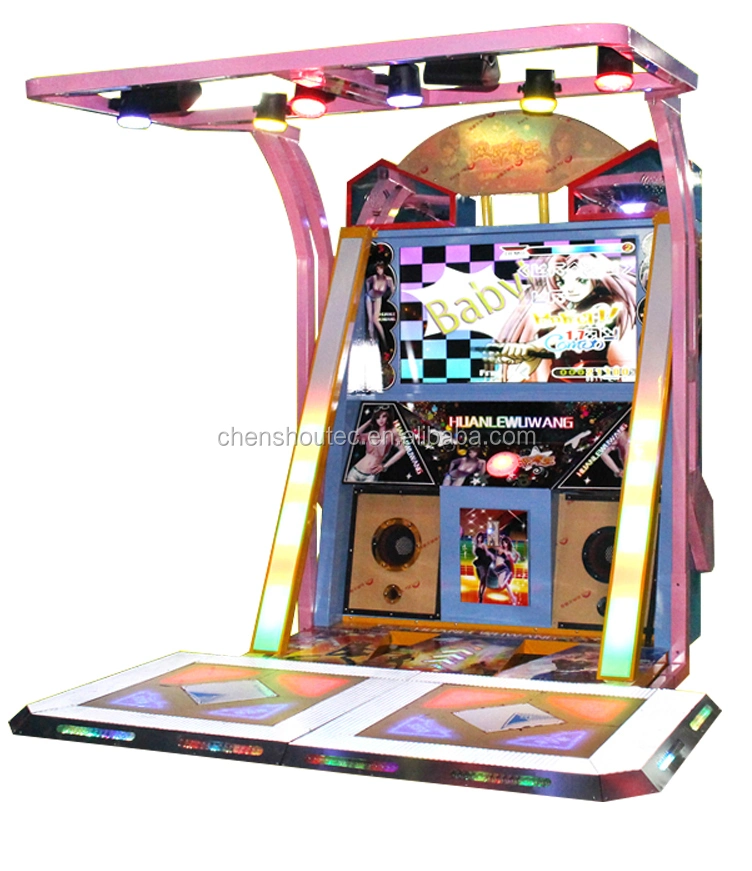 2023 55"LCD 2 Players Coin Pusher Game Machine Dancing Machine Just Dance Arcade Game Machine