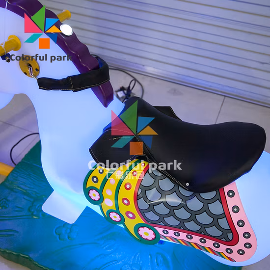 Machine de jeu de course de machine de jeu de simulateur de voiture de parc coloré