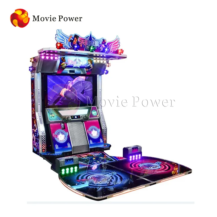 Machine de jeux vidéo de mode Station de jeu d'arcade Machine de jeu de danse