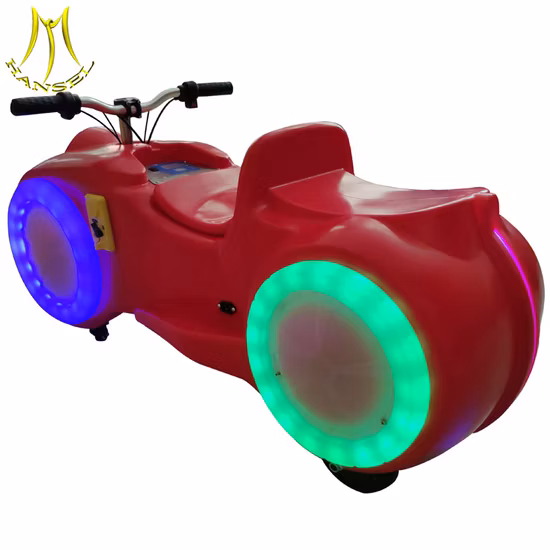 Le parc d'attractions extérieur Hansel monte une moto d'amusement électrique pour un centre commercial